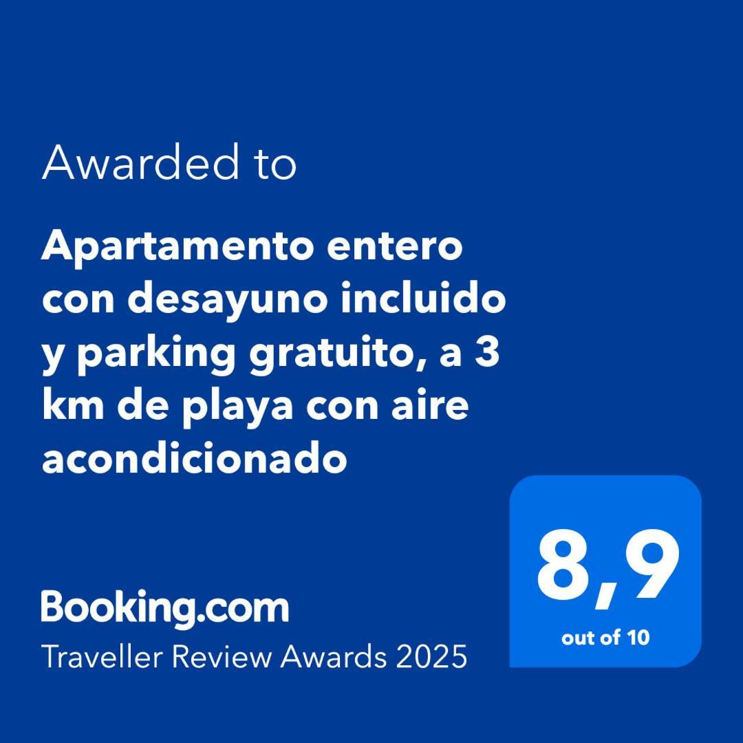 Apartamento Entero Con Desayuno Incluido Y Parking Gratuito, A 3 Km De Playa Con Aire Acondicionado Мускес Экстерьер фото
